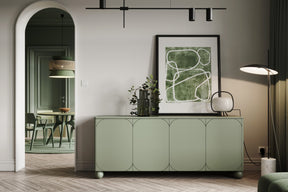 Madia 4 ante verde oliva Sonatia 204x90 cm