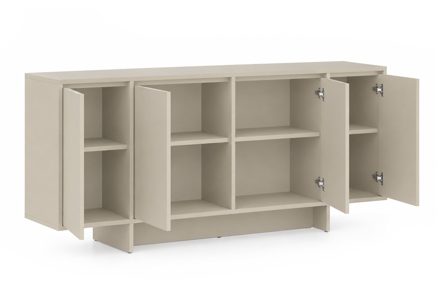 Madia 4 ante in legno laminato Enha 180 x 39 cm
