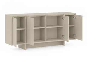 Madia 4 ante in legno laminato Enha 180 x 39 cm