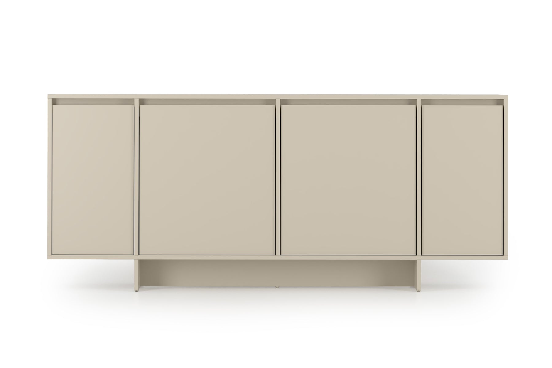 Madia 4 ante in legno laminato Enha 180 x 39 cm