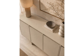 Madia 4 ante in legno laminato Enha 180 x 39 cm