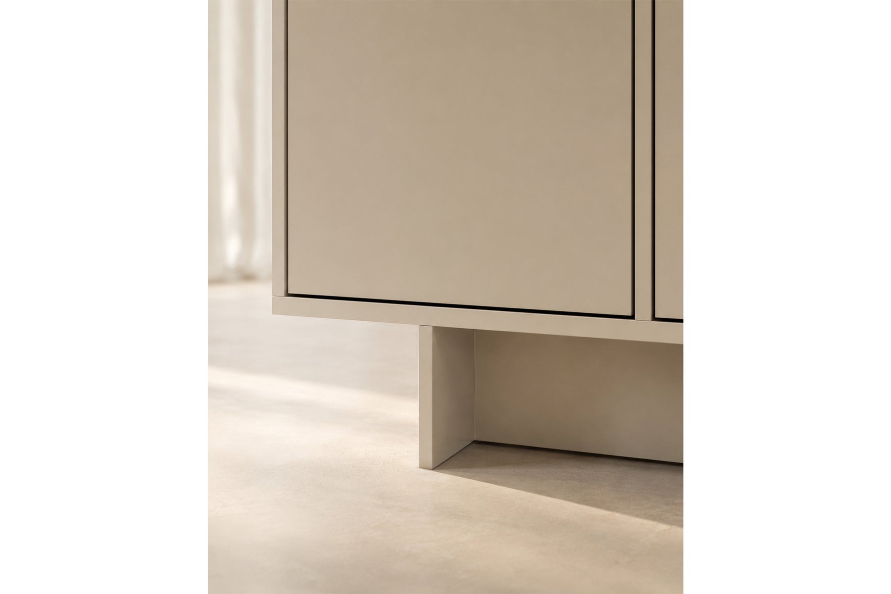Madia 4 ante in legno laminato Enha 180 x 39 cm