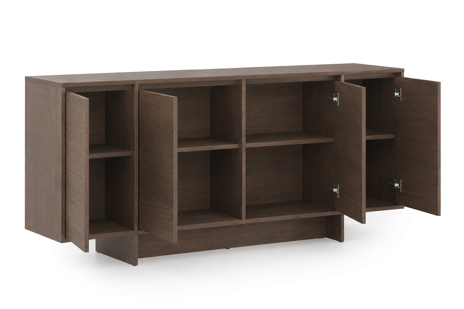 Madia 4 ante in legno laminato Enha 180 x 39 cm