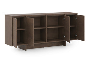 Madia 4 ante in legno laminato Enha 180 x 39 cm