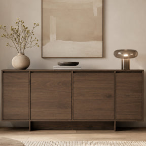 Madia 4 ante in legno laminato Enha 180 x 39 cm