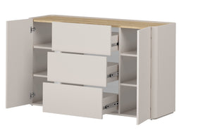 Madia 2 ante 3 cassetti Elivo 48x150 cm