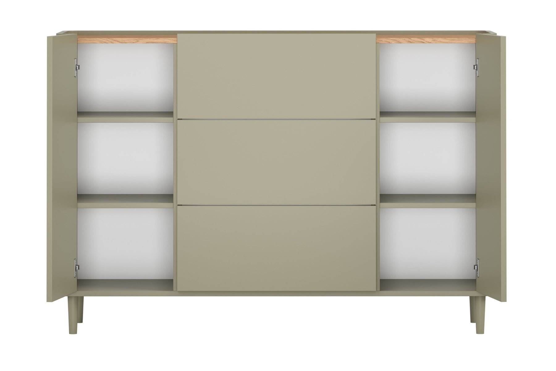 Madia 2 ante 3 cassetti Elivo 48x150 cm