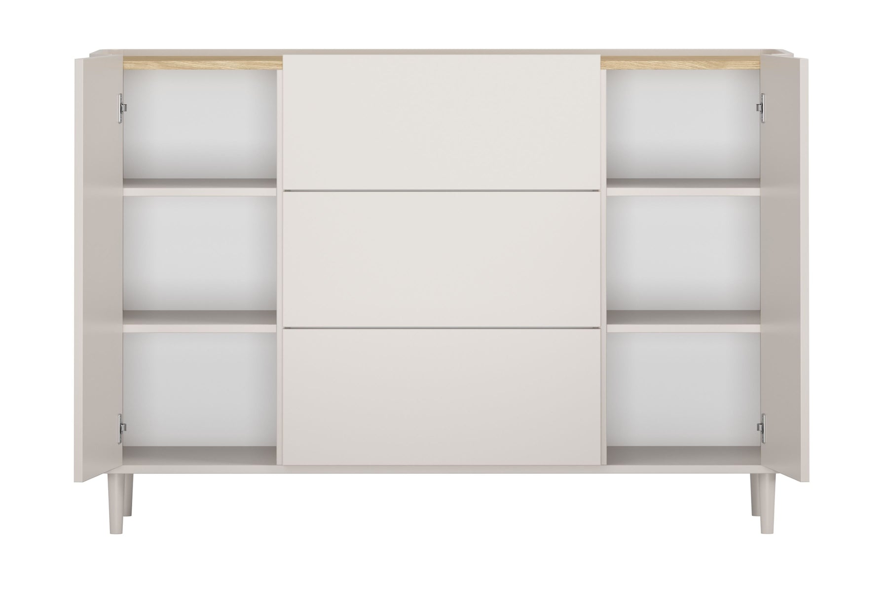 Madia 2 ante 3 cassetti Elivo 48x150 cm