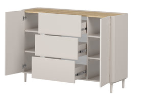 Madia 2 ante 3 cassetti Elivo 48x150 cm