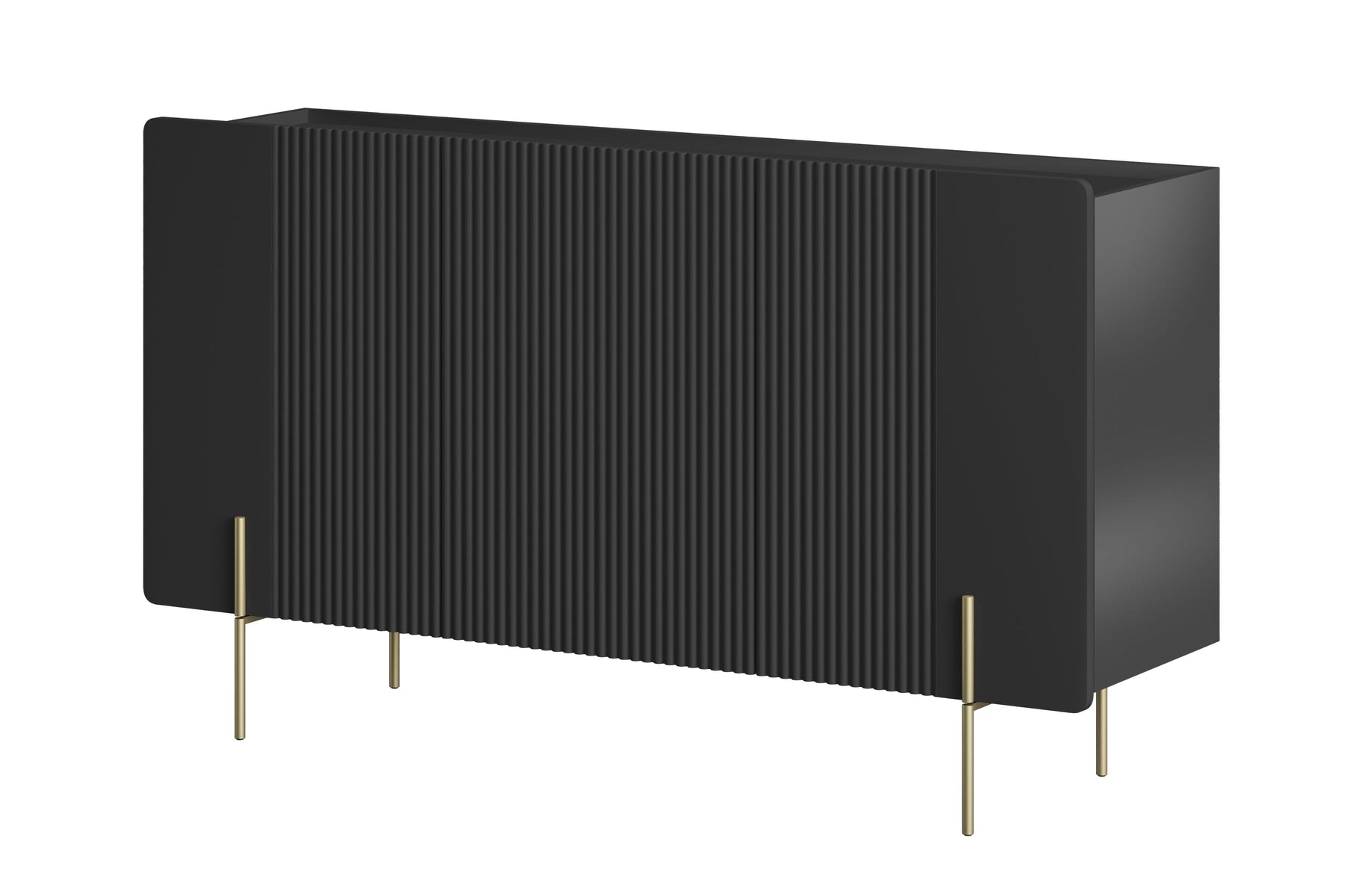 Madia 3 ante con piede in metallo Miami 150x87 cm