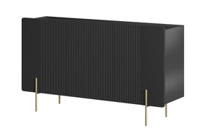 Madia 3 ante con piede in metallo Miami 150x87 cm