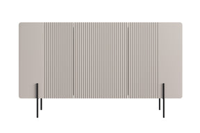 Madia 3 ante con piede in metallo cashmere Miami 150x87 cm