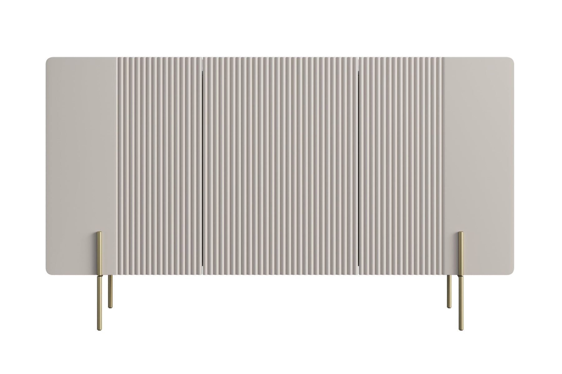 Madia 3 ante con piede in metallo Miami 150x87 cm