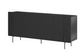 Madia 4 ante con piede in metallo Miami 200x87 cm