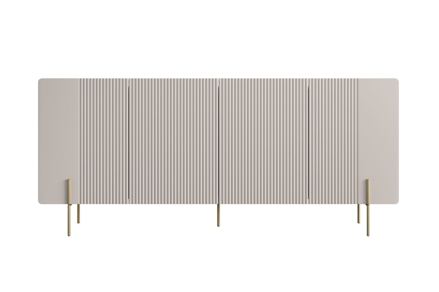Madia 4 ante con piede in metallo Miami 200x87 cm