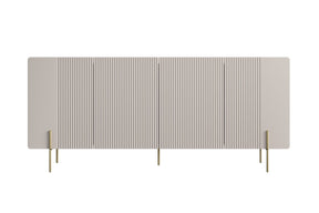 Madia 4 ante con piede in metallo Miami 200x87 cm