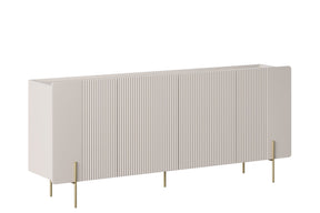 Madia 4 ante con piede in metallo Miami 200x87 cm