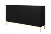 Madia 4 ante 4 cassetti con piede in metallo Nicole 200x105 cm