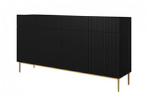Madia 4 ante 4 cassetti con piede in metallo Nicole 200x105 cm
