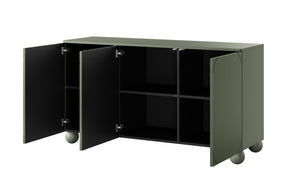 Madia 3 ante verde oliva Sonatia 154x90 cm