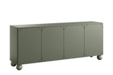 Madia 4 ante verde oliva Sonatia 204x90 cm