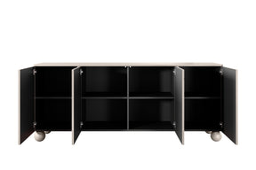 Madia 4 ante cashmere Sonatia 204x90 cm