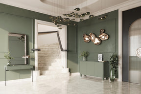 Madia 3 ante verde oliva Sonatia 154x90 cm