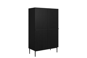 Credenza 2 ante con piede in metallo Nicole  100 x 160 cm