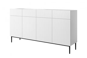 Madia 4 ante 4 cassetti con piede in metallo Nicole 200x105 cm