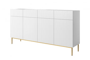 Madia 4 ante 4 cassetti con piede in metallo Nicole 200x105 cm