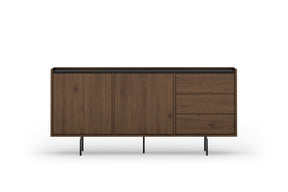 Madia 2 ante e 3 cassetti con piede in metallo Zoa 170 x 78,5 cm
