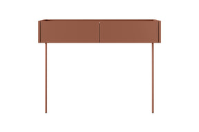 Consolle 2 cassetti con gamba in metallo Mars 100x83 cm