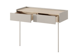 Consolle 2 cassetti con gamba in metallo Mars 100x83 cm