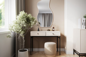 Consolle 2 cassetti cashmere Lora 100x41 cm