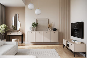 Consolle 2 cassetti cashmere Lora 100x41 cm