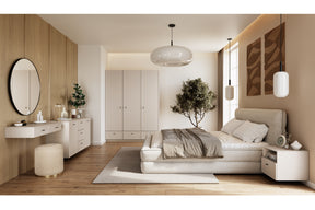 Consolle 2 cassetti cashmere Lora 100x41 cm