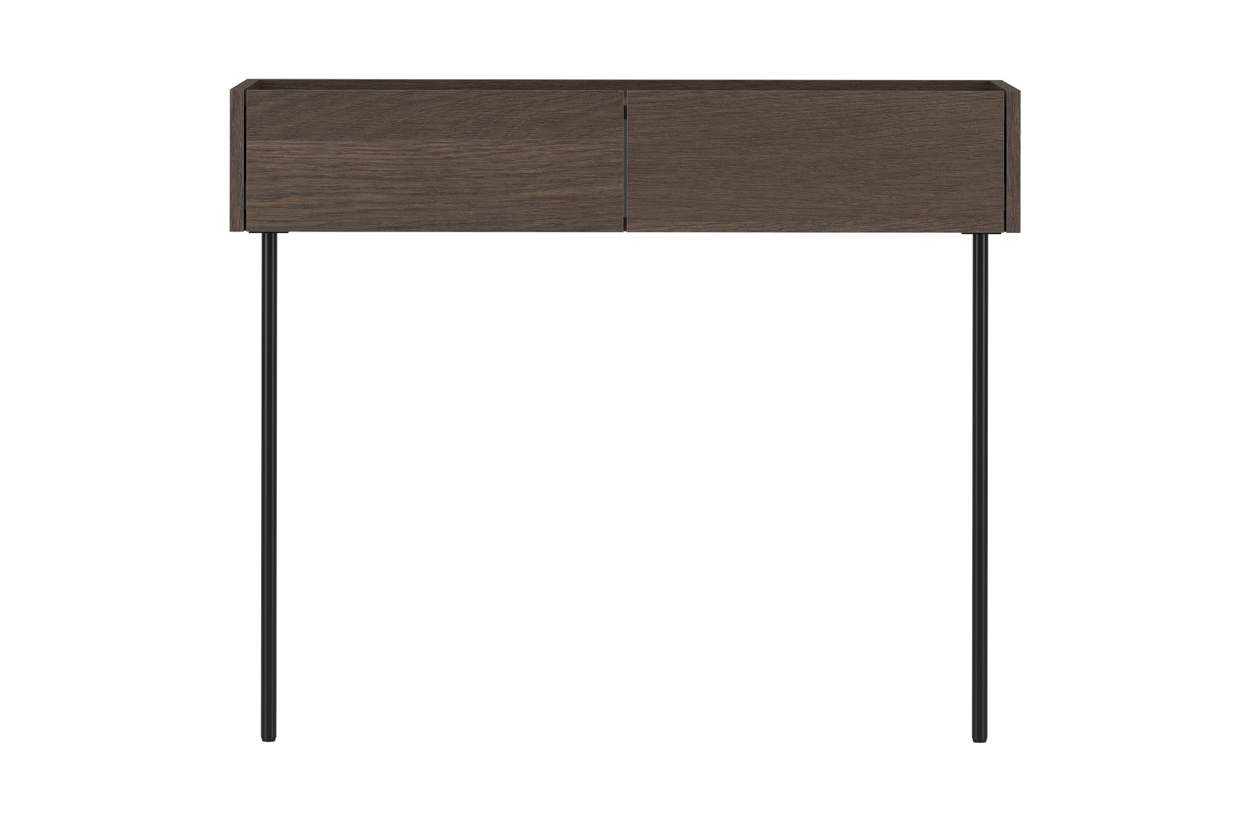 Consolle 2 cassetti con piede in metallo Ohra 100 x 40 cm
