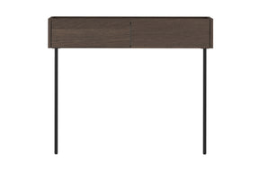 Consolle 2 cassetti con piede in metallo Ohra 100 x 40 cm