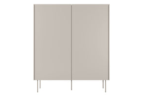 Credenza 2 ante 2 cassetti con piede in metallo Mars 120x140 cm