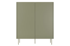 Credenza 2 ante 2 cassetti con piede in metallo Mars 120x140 cm