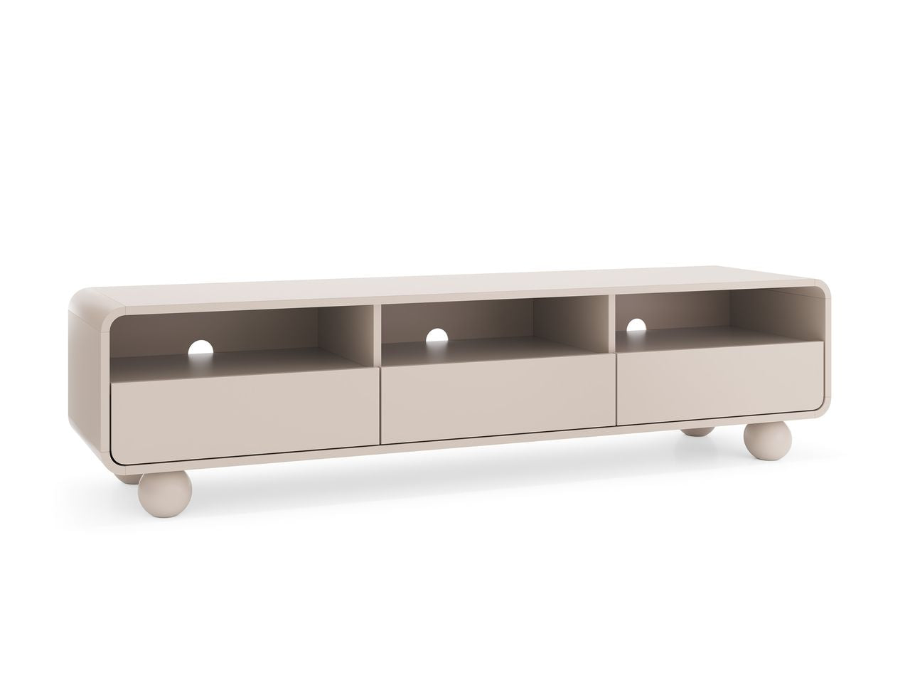 Mobile TV 3 cassetti cashmere Yuma 180x44 cm