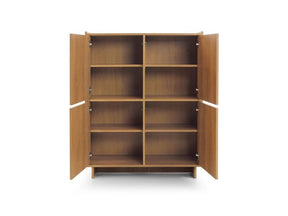 Credenza 4 ante rovere Yako 98x124 cm