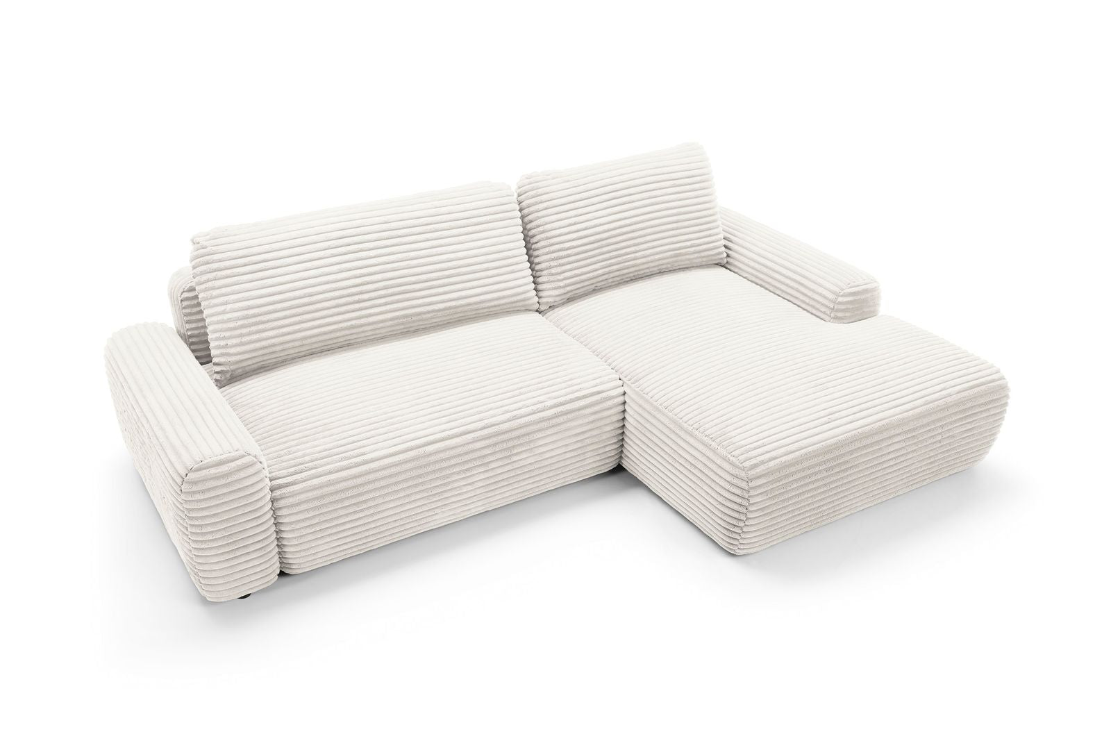 Divano angolare in velluto Nubia 264x85 cm