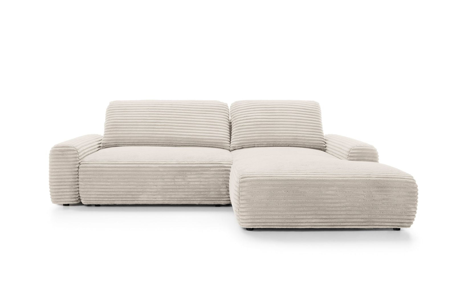 Divano angolare in velluto Nubia 264x85 cm