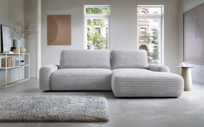 Divano angolare in velluto Nubia 264x85 cm