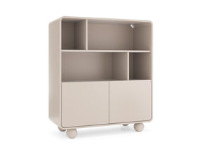 Libreria 2 ante cashmere Yuma 108x121 cm