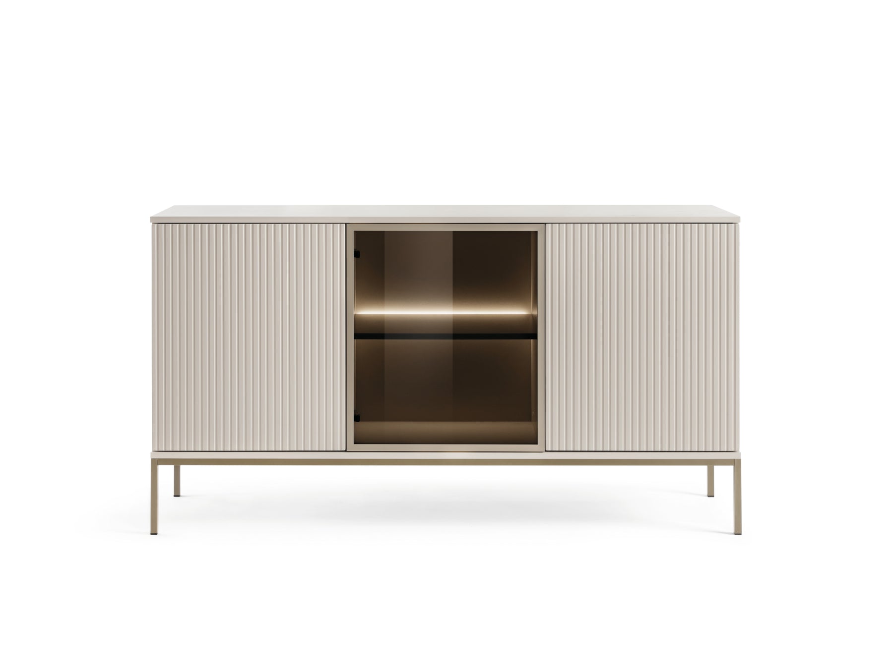 Madia a 3 ante con LED integrato Aura 154x83 cm