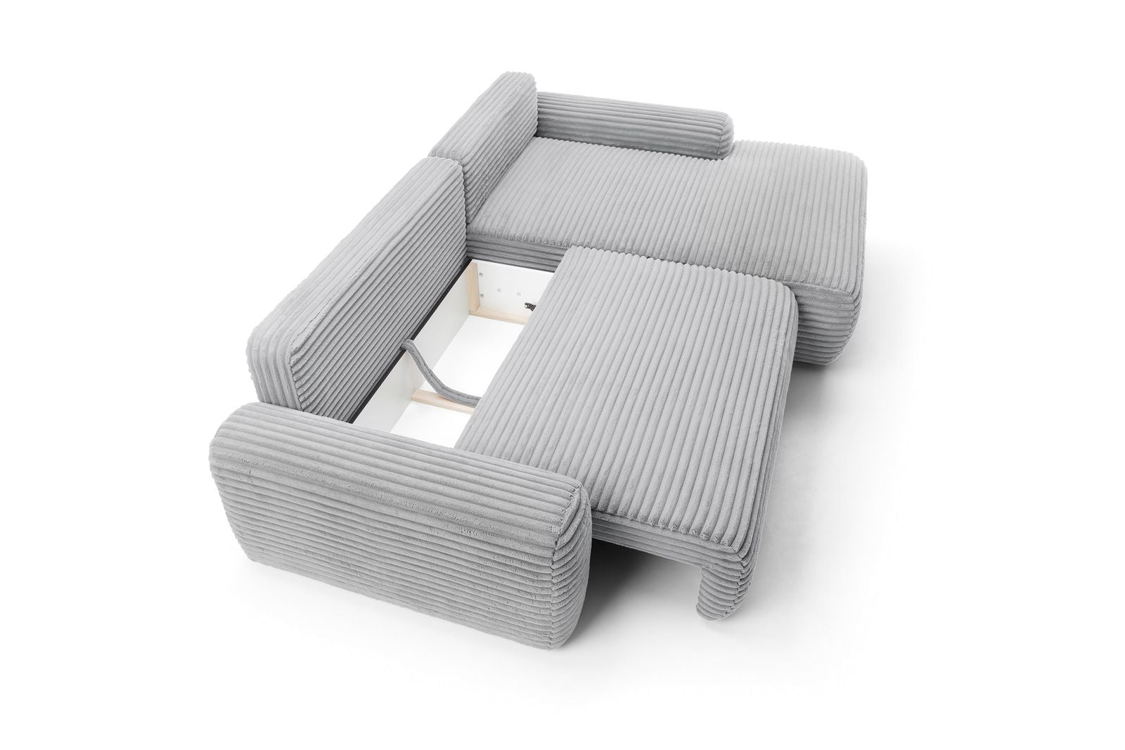 Divano angolare in velluto Nubia 264x85 cm