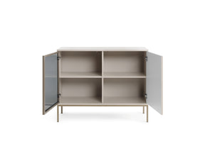 Credenza a 2 ante con LED integrato Aura 104x83 cm