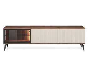 Mobile TV 3 ante cashmere/noce Vika 180x50 cm